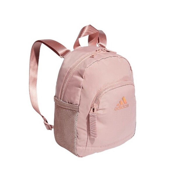 Adidas Linear 3 Mini Backpack Wonder Mauve Pink NWT - Picture 1 of 7
